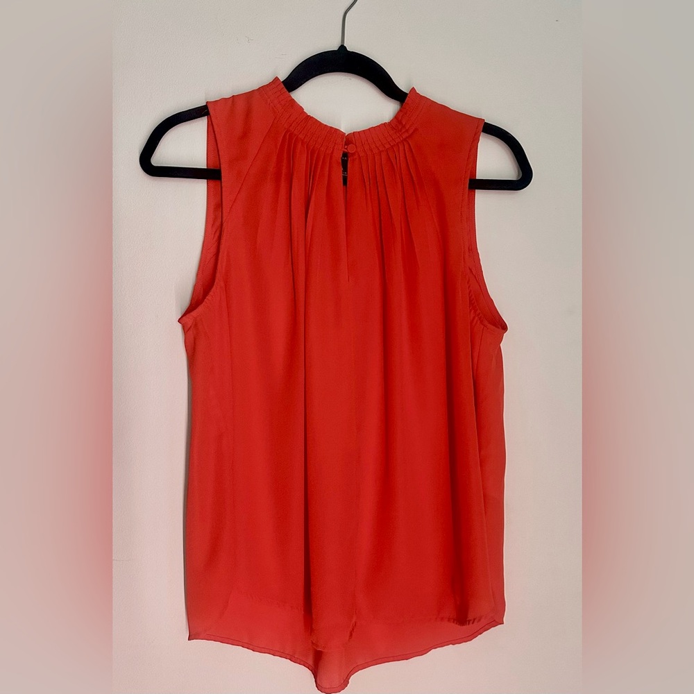 Banana Republic Sleeveless Red Blouse
